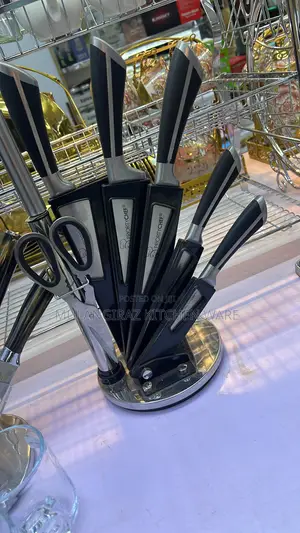 Kitchen Knife Set , Having 6 Knives and Scissor