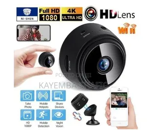 Spy Hd 1080p Micro Mini Wireless Wifi Security Camera -Black