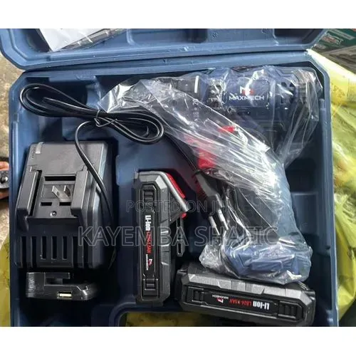 Maxmech Cordless Battery Drill Machine 24v With 2 Bateries And Charger
