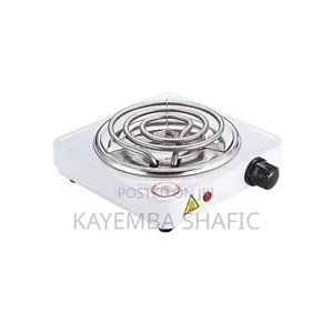 Single Coil Electric Hotplate With Handles - White