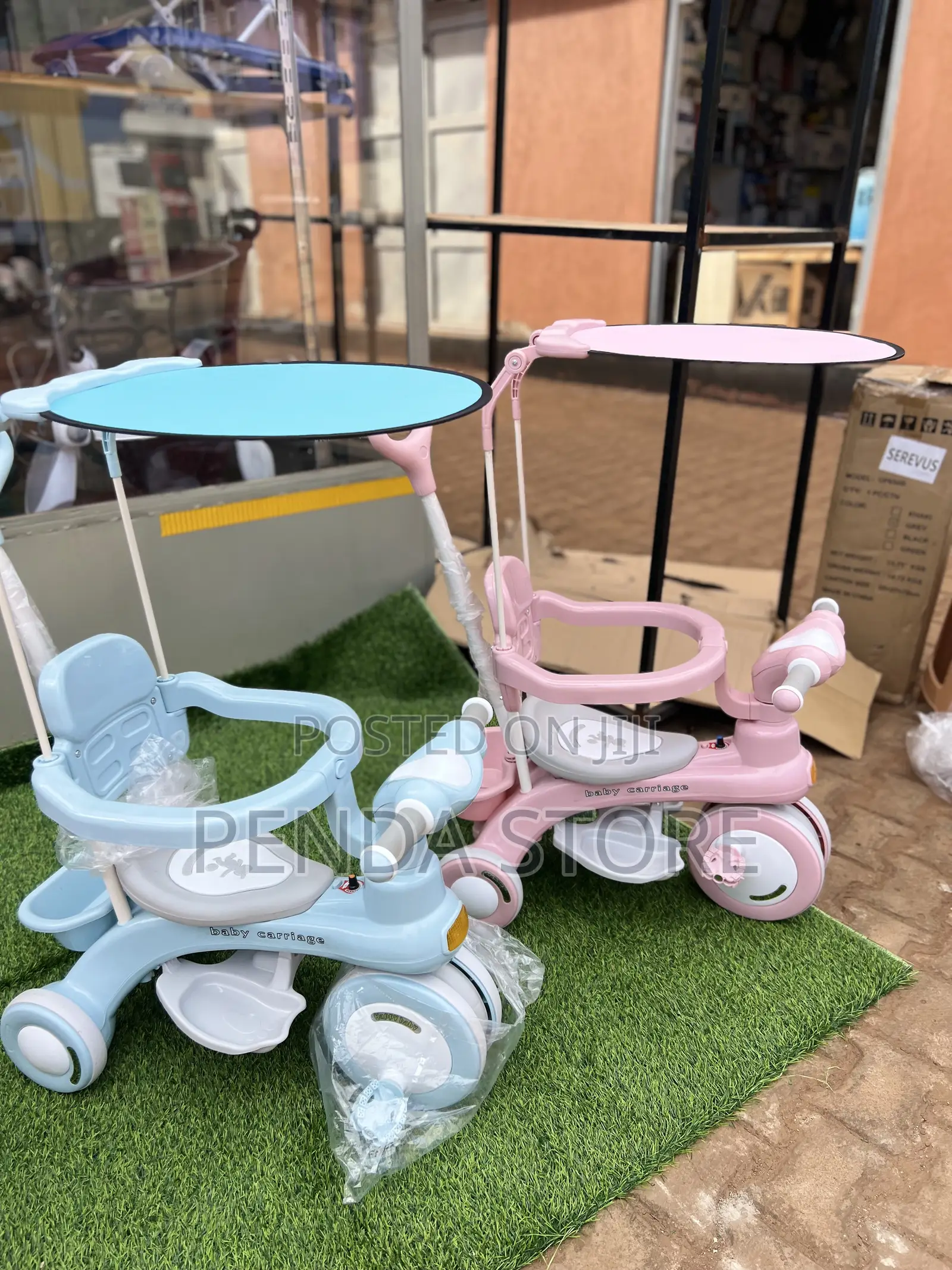 Tricycles With Umbrella – Kids Sunshield Cruiser Ride Toy