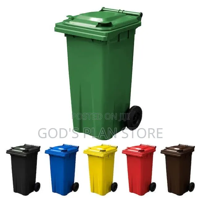 Indoor Outdoor Hotels Plastic Dust Bins Plastic Dust 120litres