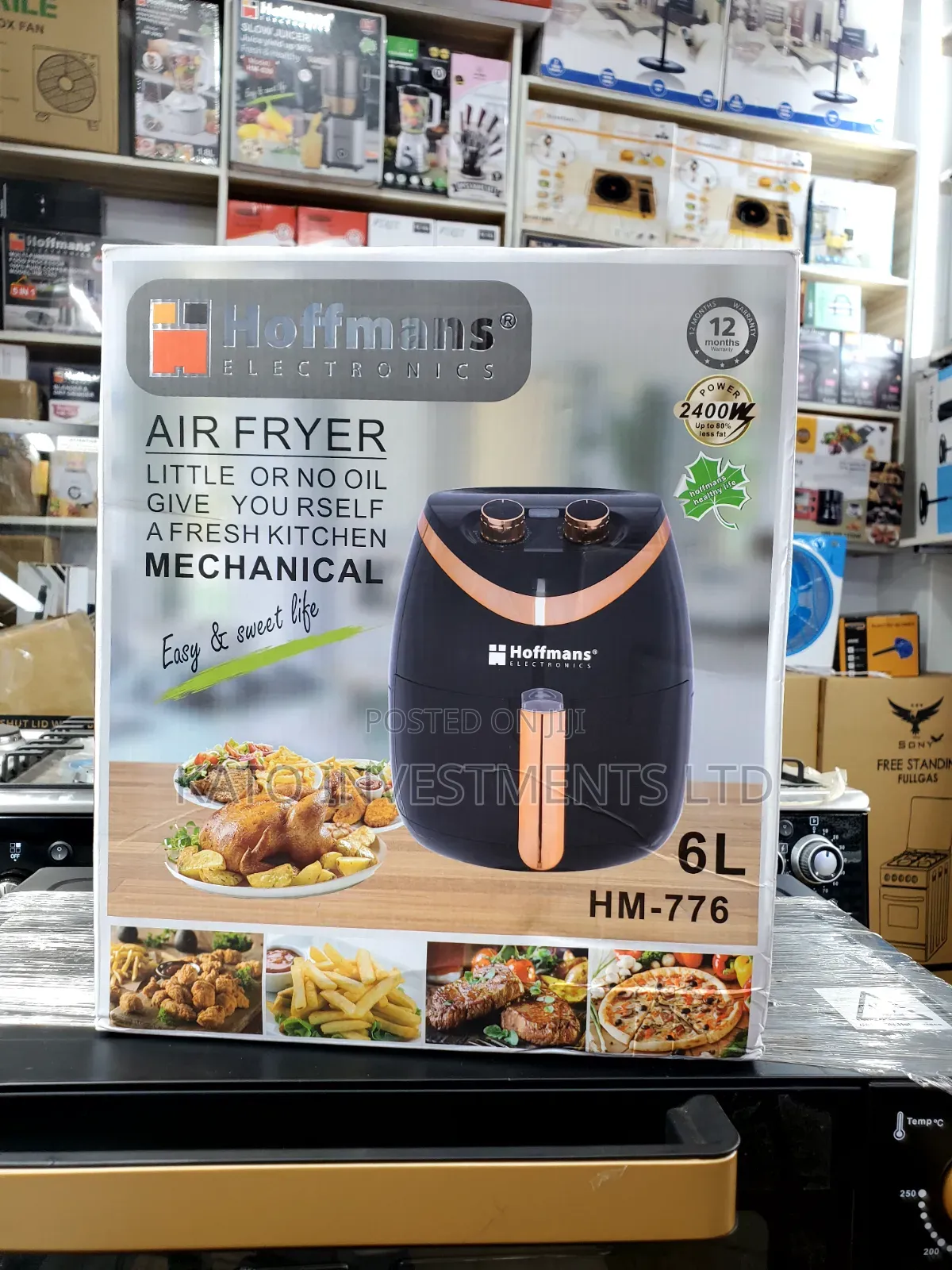 Hoffman 6l Manual Airfryer Hm 776