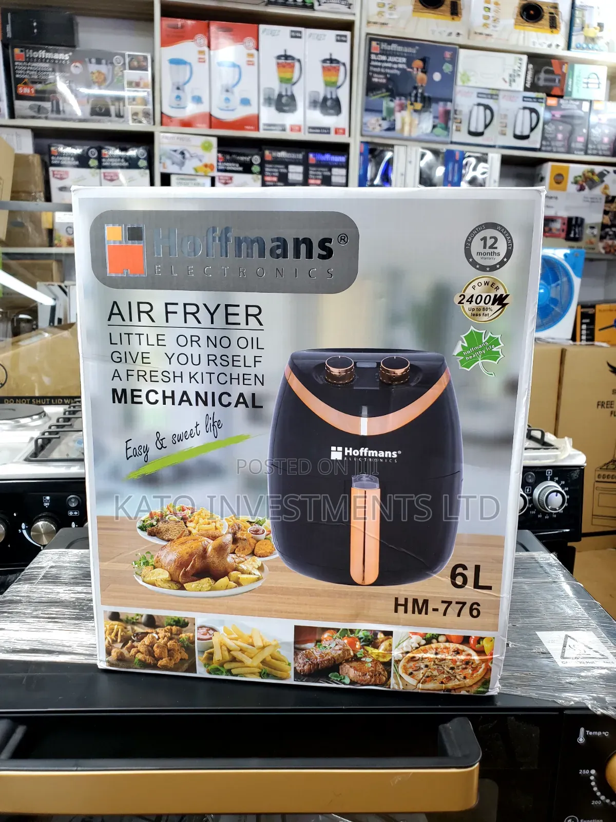 Hoffman 6l Manual Airfryer Hm 776