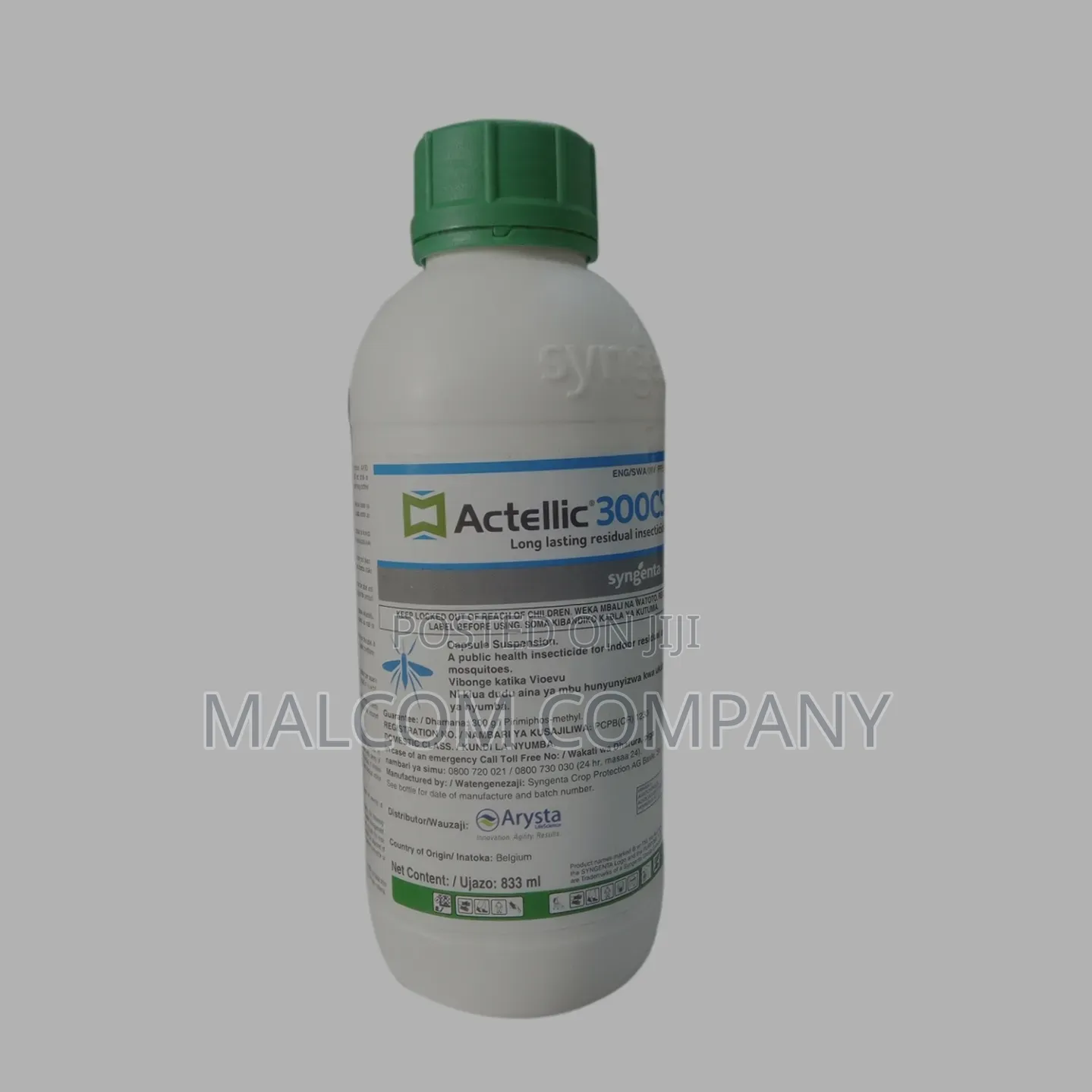 Long Lasting Insecticides for Malaria Causing Mosquitoes.