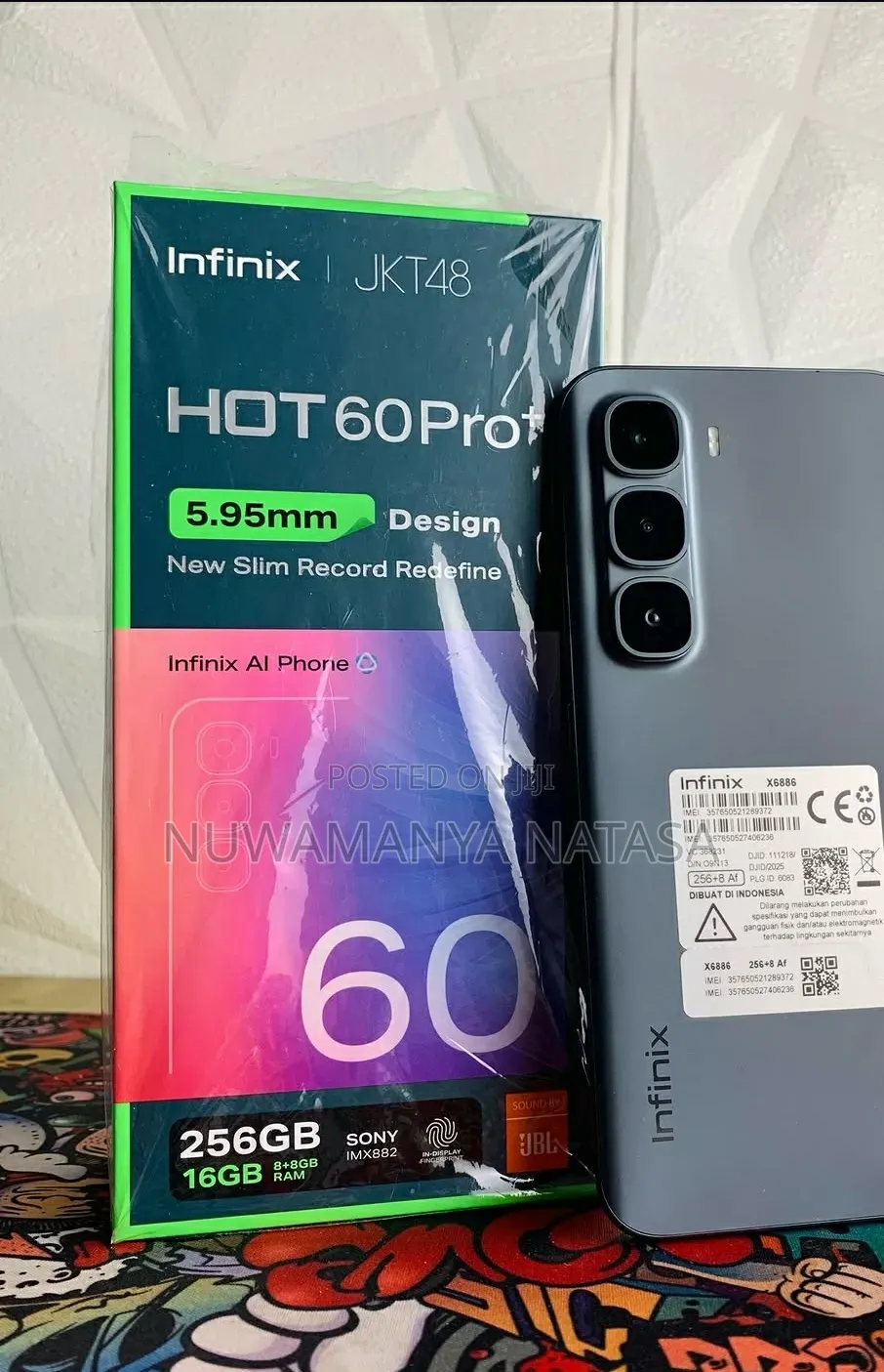 New Infinix Hot 60 Pro+ 256 GB Black
