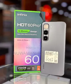 New Infinix Hot 60 Pro+ 256 GB Black