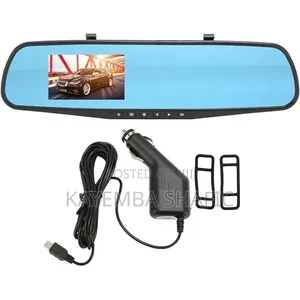 3.5" Mirror Dash Camera, Rear View Mirror Dual Dash Cam