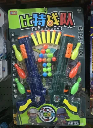 Kids Ping Pong Shooting Toy Guns