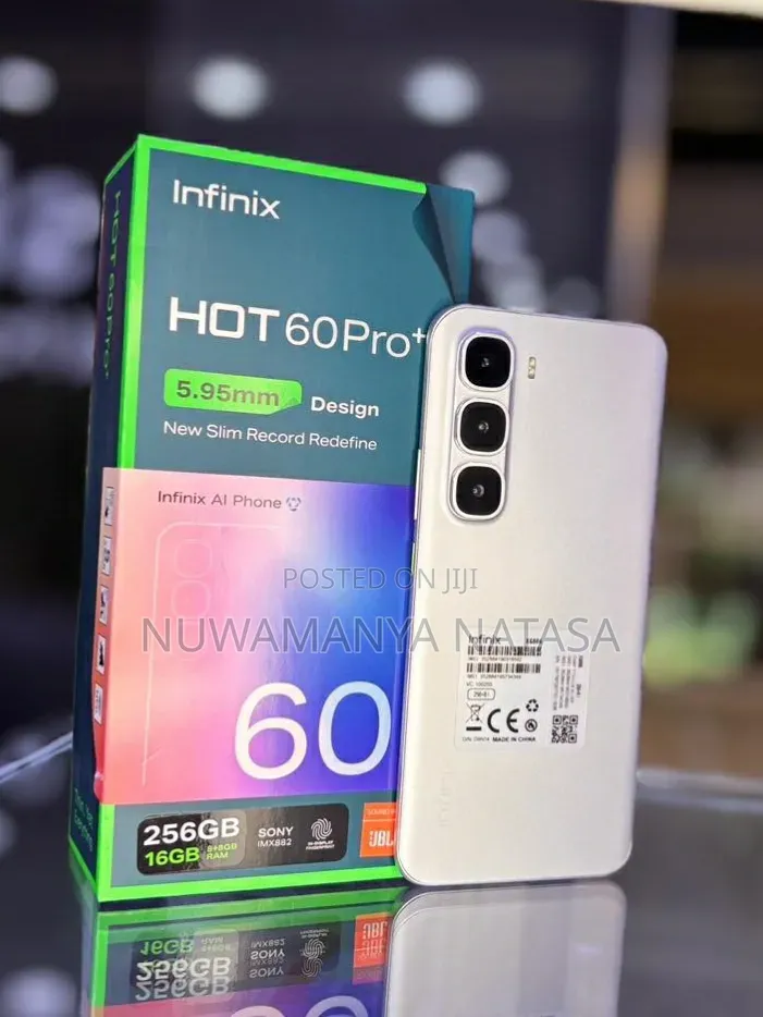 New Infinix Hot 60 Pro+ 256 GB Silver