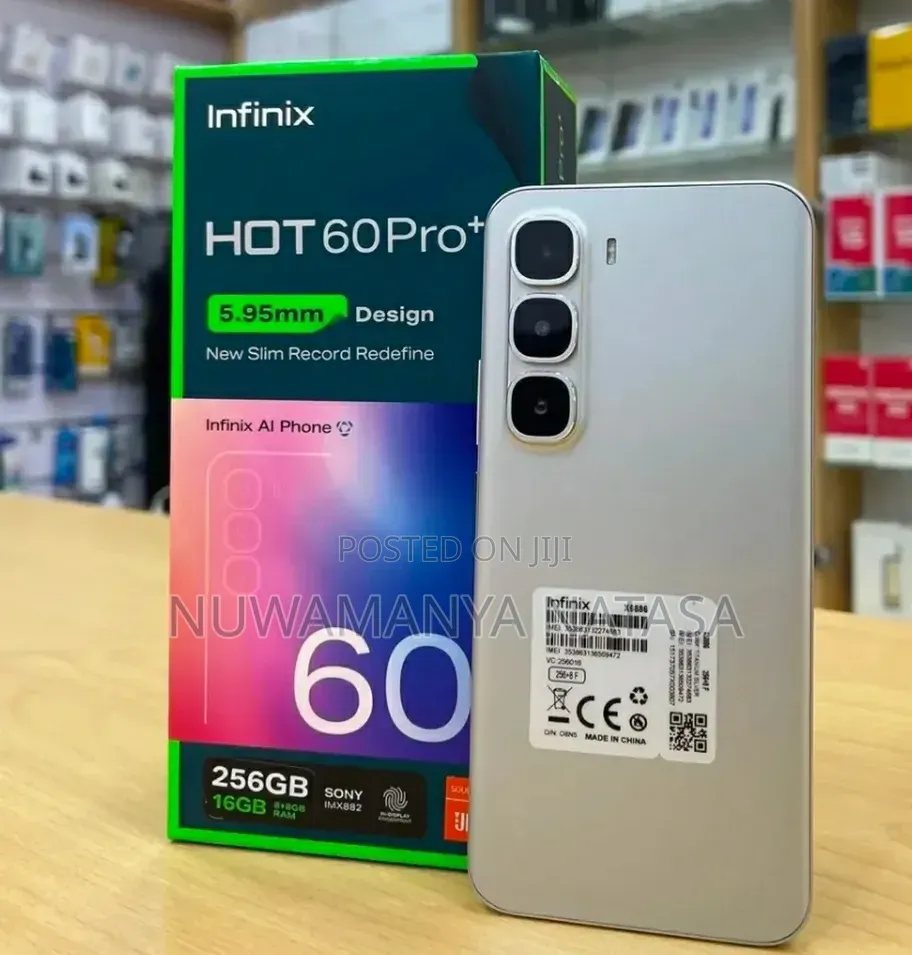 New Infinix Hot 60 Pro+ 256 GB Silver