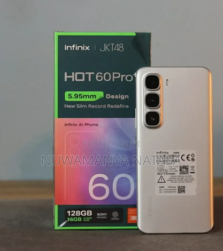New Infinix Hot 60 Pro+ 256 GB Silver