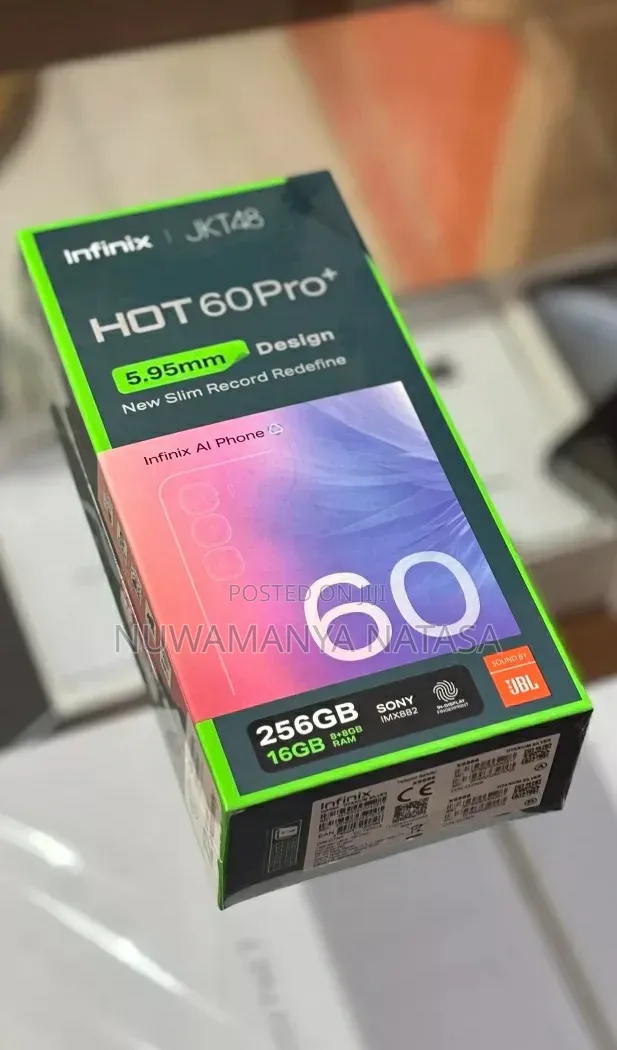 New Infinix Hot 60 Pro+ 256 GB Silver