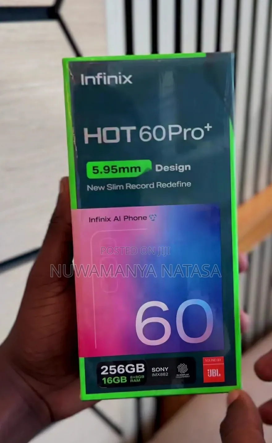 New Infinix Hot 60 Pro+ 256 GB Black