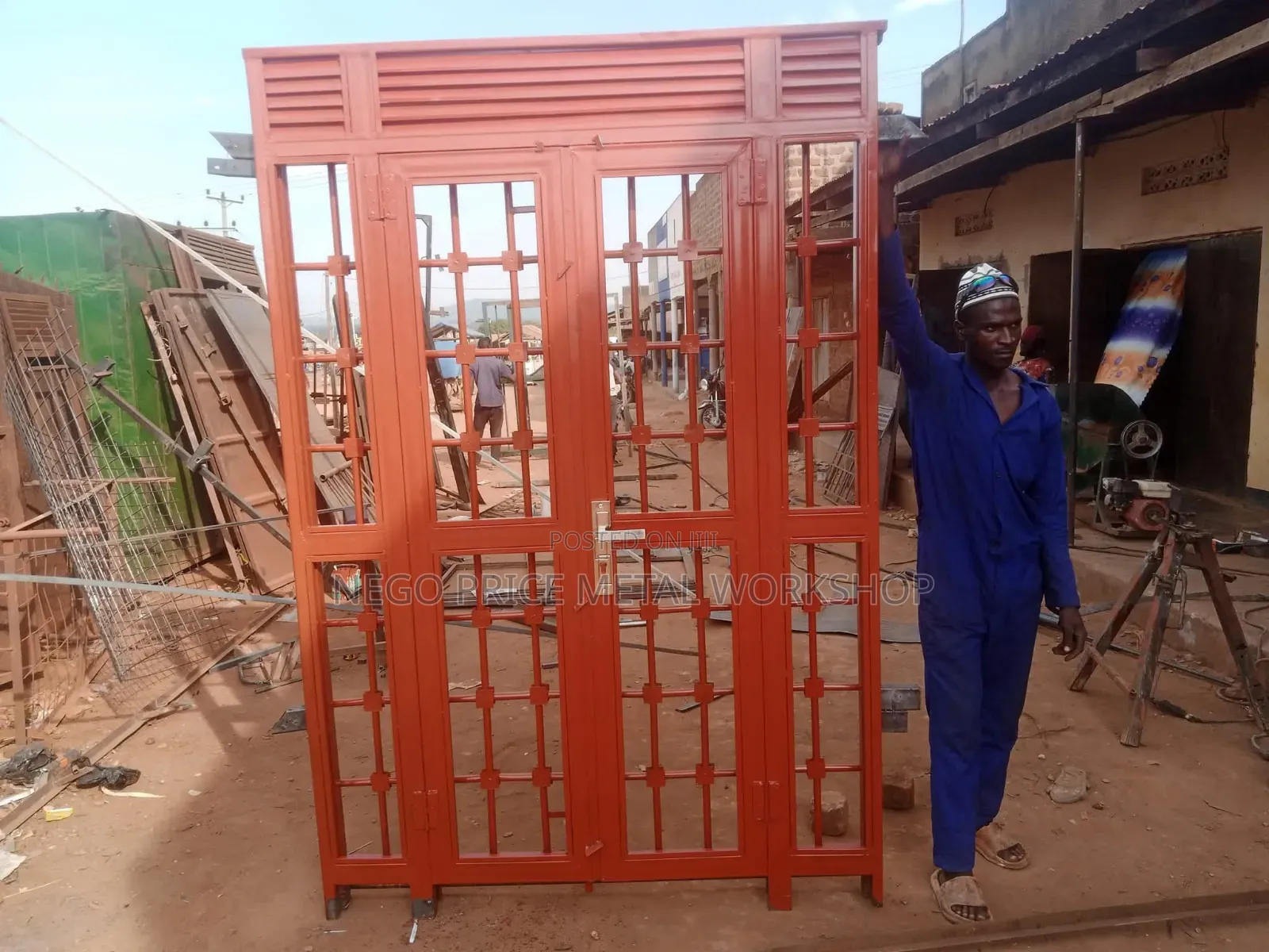 Front Metallic Door