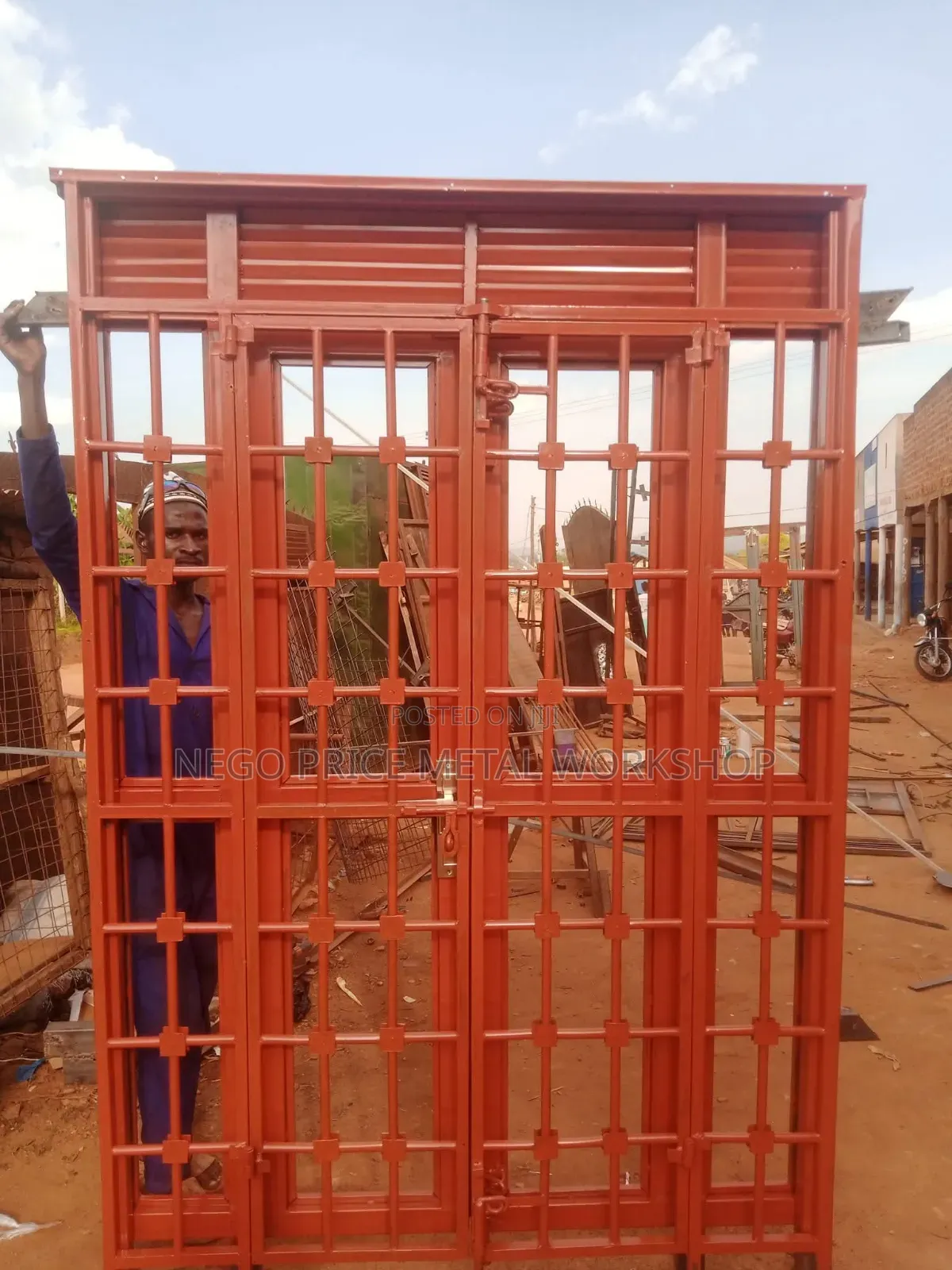 Front Metallic Door