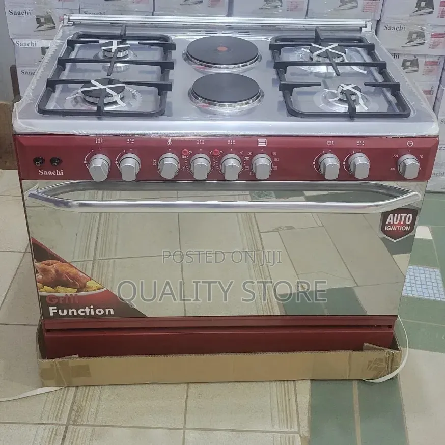Saachi Stand Gas Cooker 4+2 (90×60)
