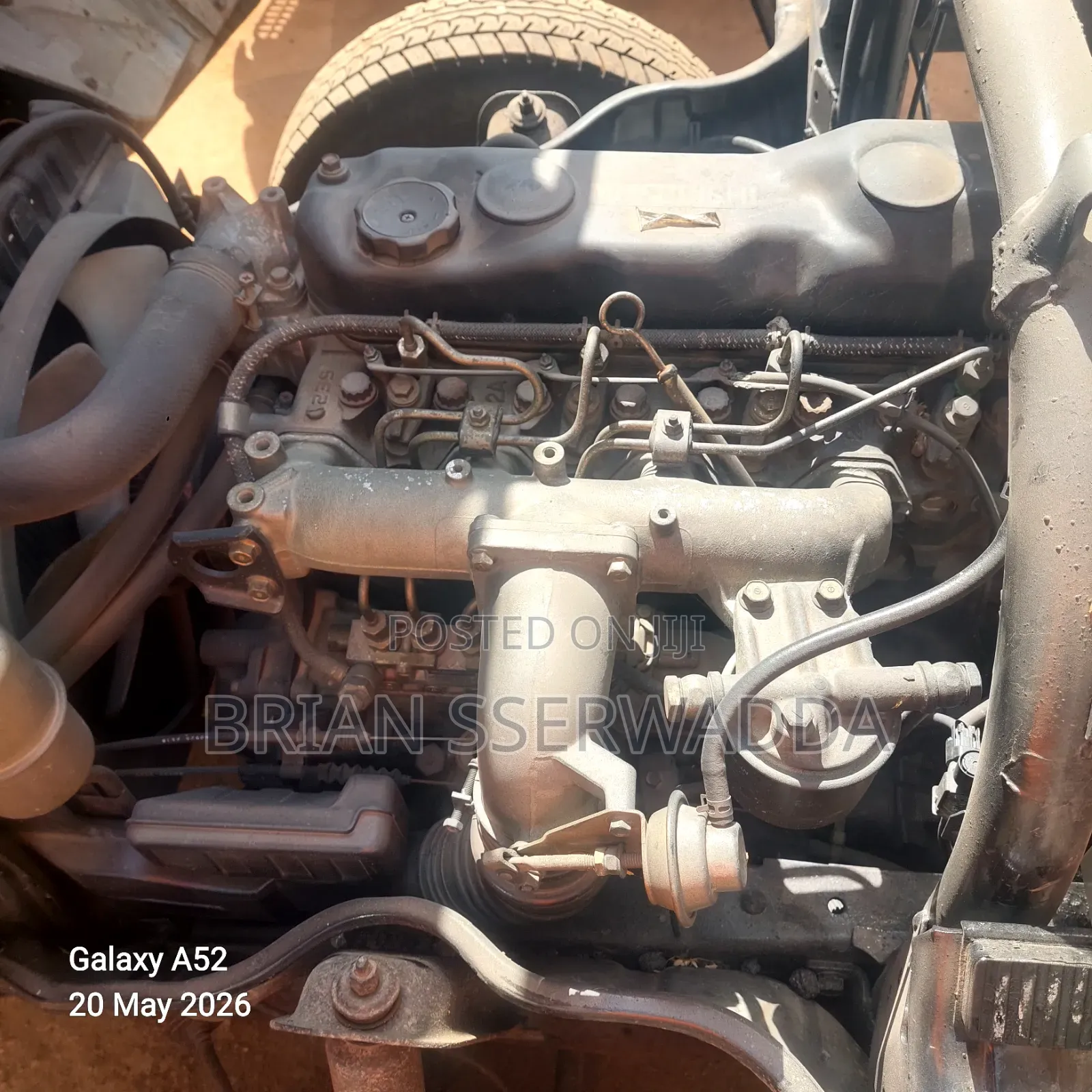 Canter Dump Truck Pearl White 4d32 Engine