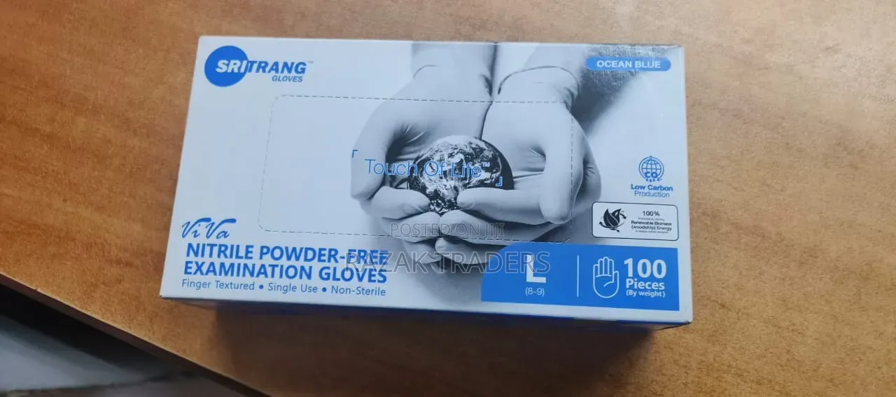 Nitrile Examination Gloves Powderfree [Blue](Medical Gloves)