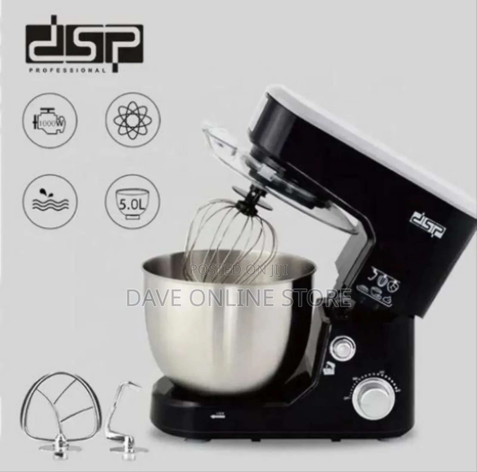 DSP Powerful Stand Mixer With Stainless Steel Bowl