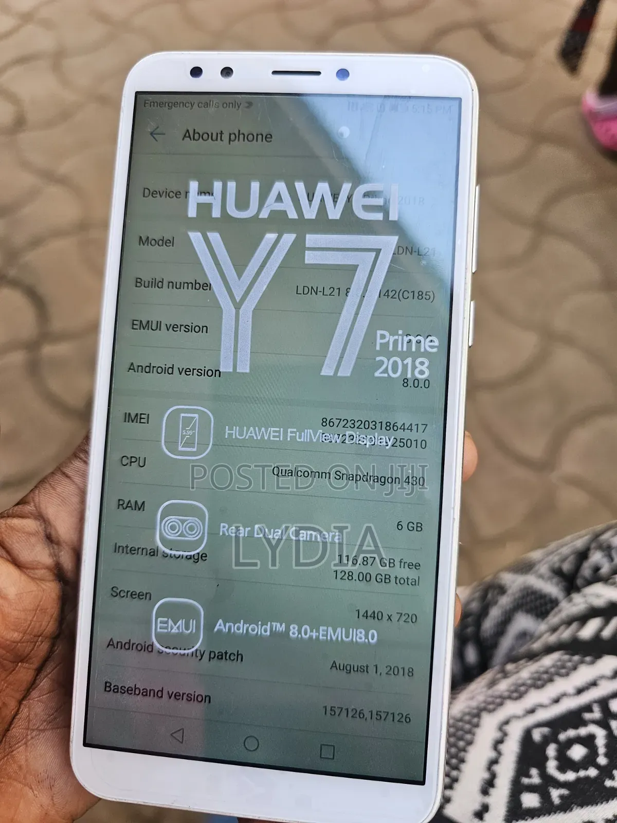 Huawei Y7 Prime 2018 64 GB Blue