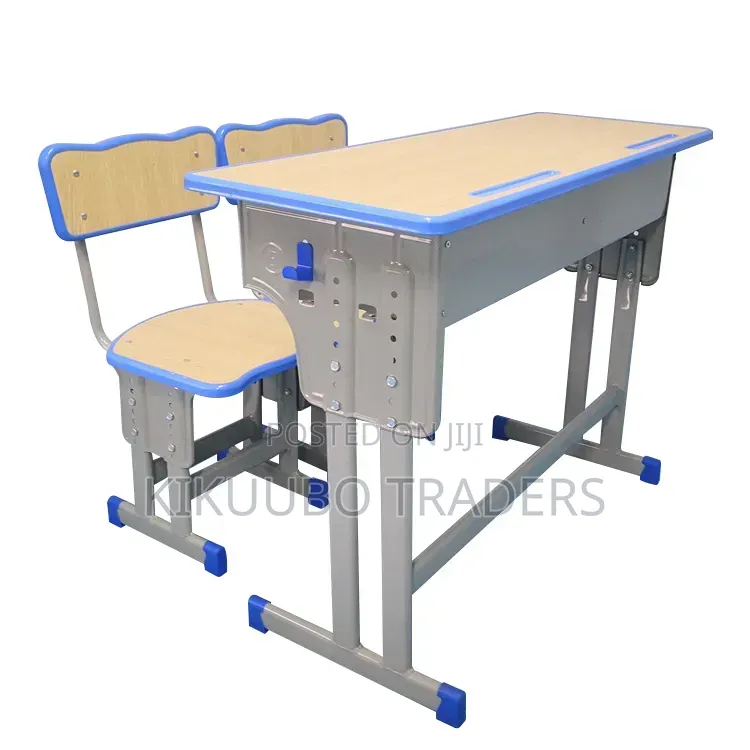 School Furniture Double Bench Student Desk and Chair