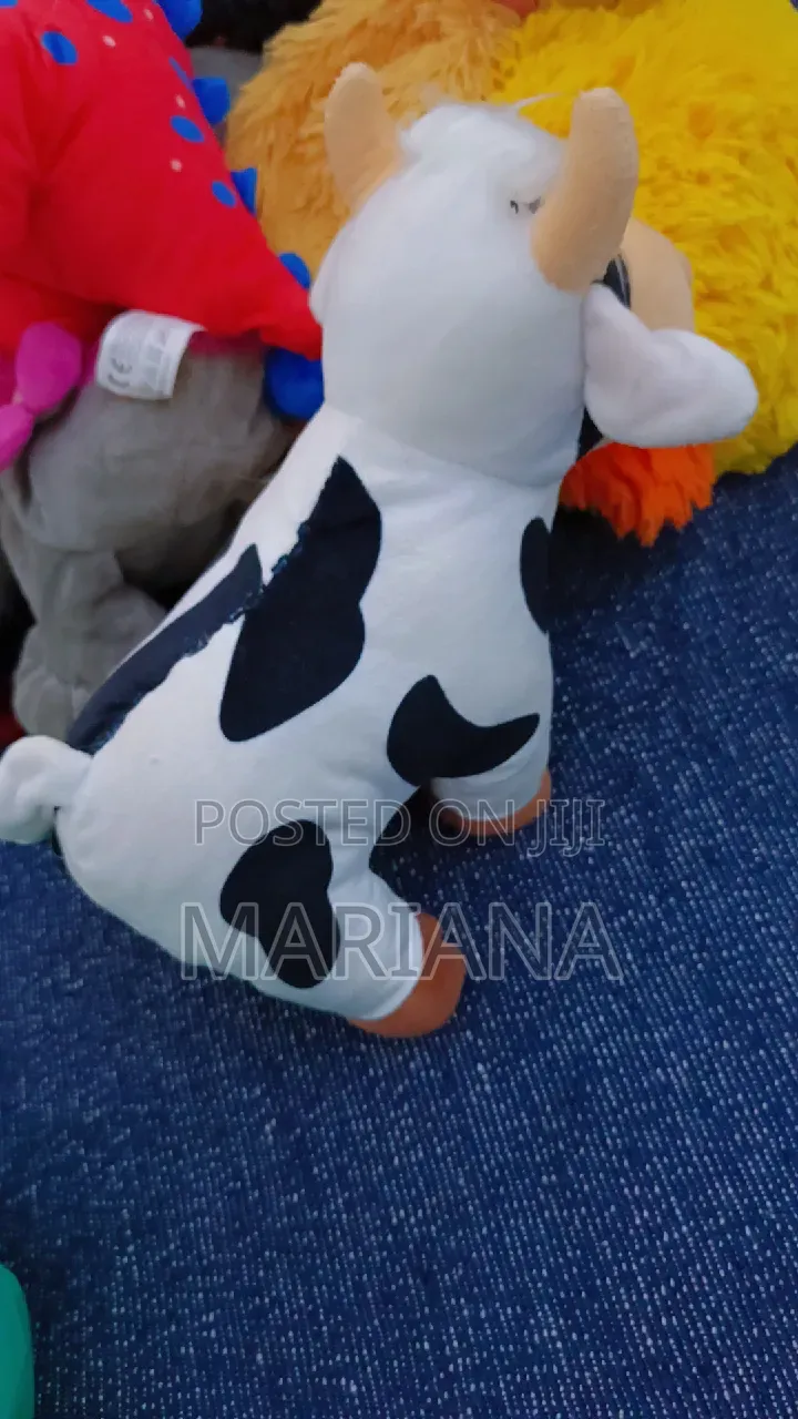 Stuffed Unicorn, Bear and Cow