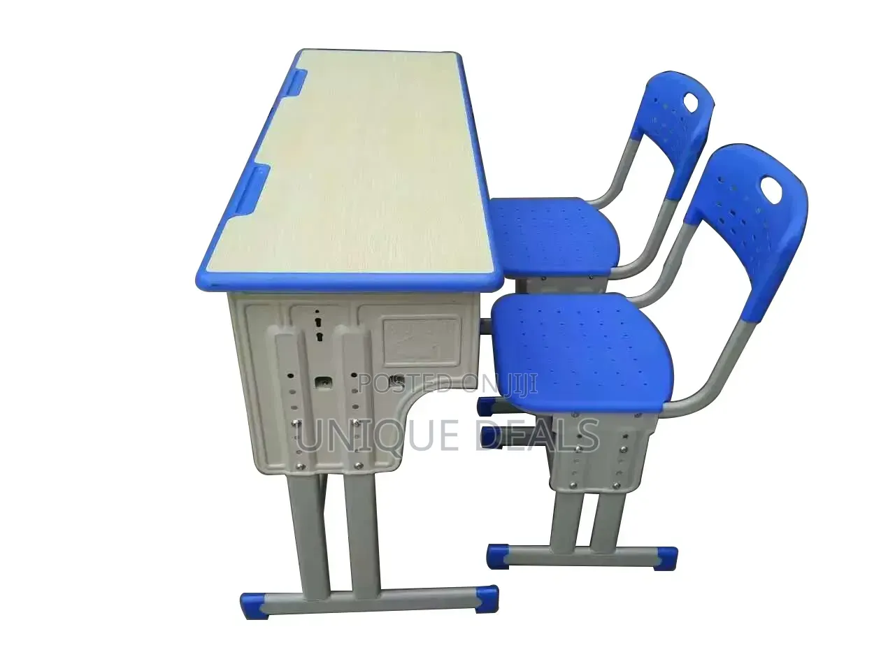 School Furniture Double Bench Student Desk and Chair