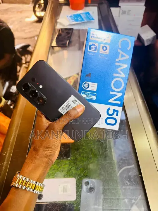 New Tecno Camon 50 256 GB Black