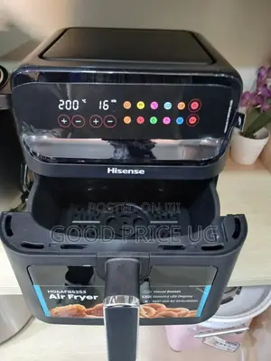 Hisense Digital Air Fryevisual Basket and Colorful Led Display.
