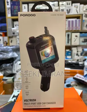 Porodo Voltrash Muilt-port Car Charger