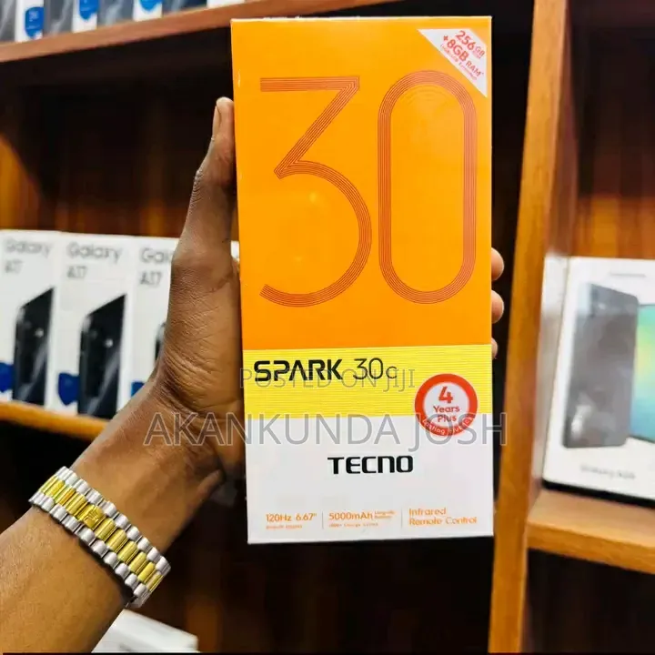 New Tecno Spark 30C 128 GB Black