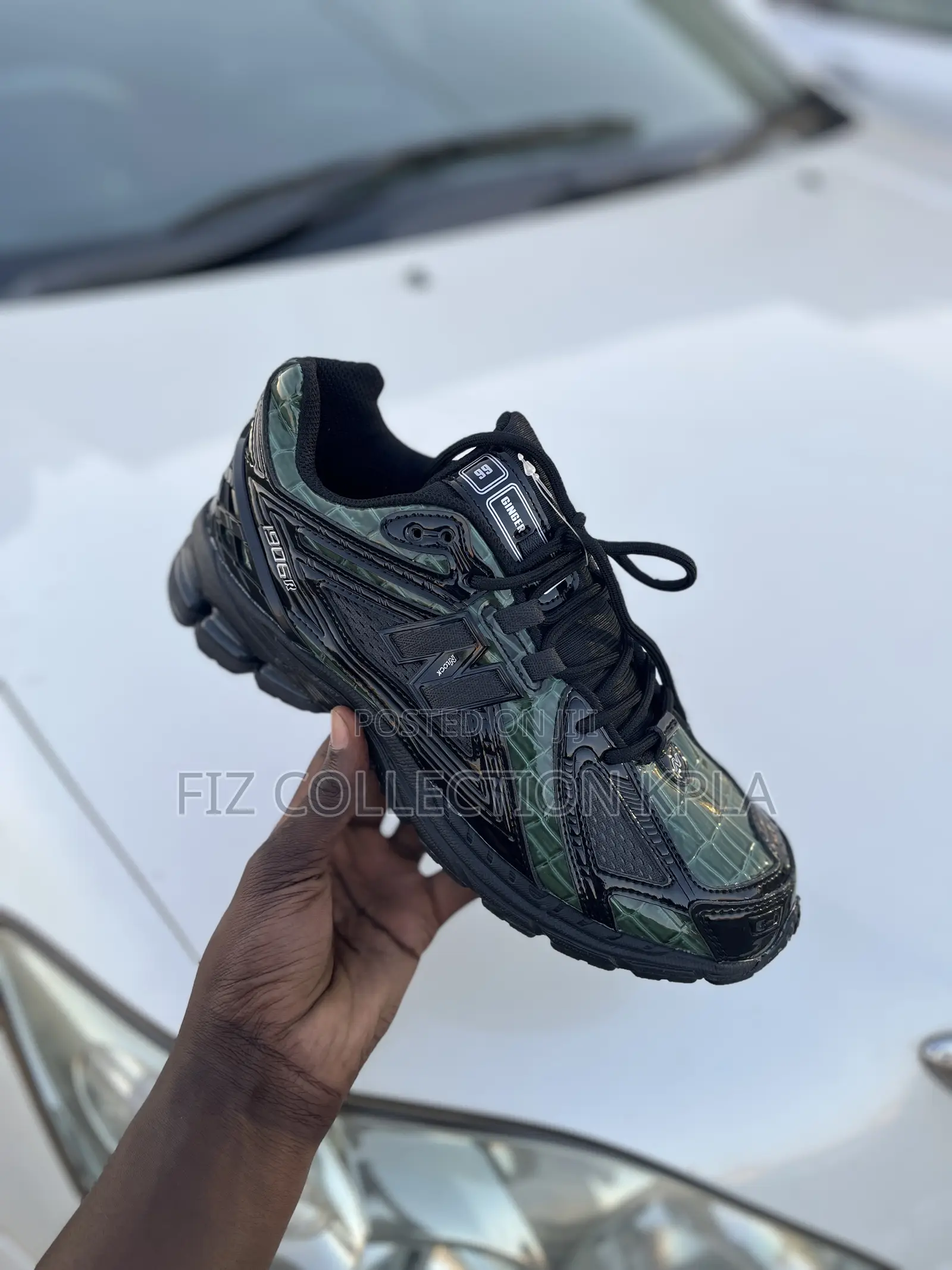New Balance 1906 Green Black Shiny