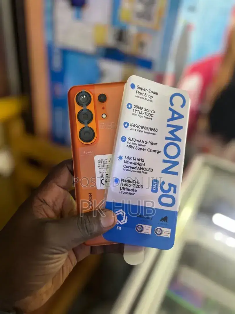 New Tecno Camon 50 Pro 256 GB Orange