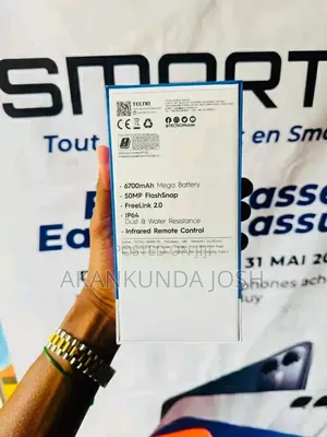 New Tecno Spark 50 128 GB Gray