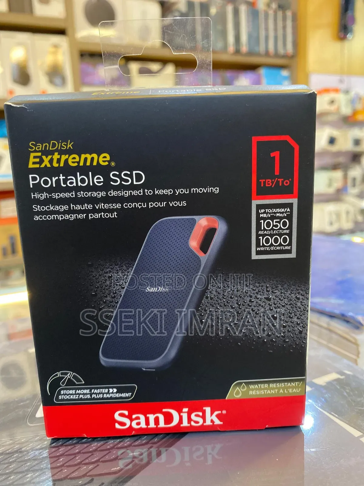 Sandisk 1tb Extreme Portable Ssd - Up To 1050mb/S