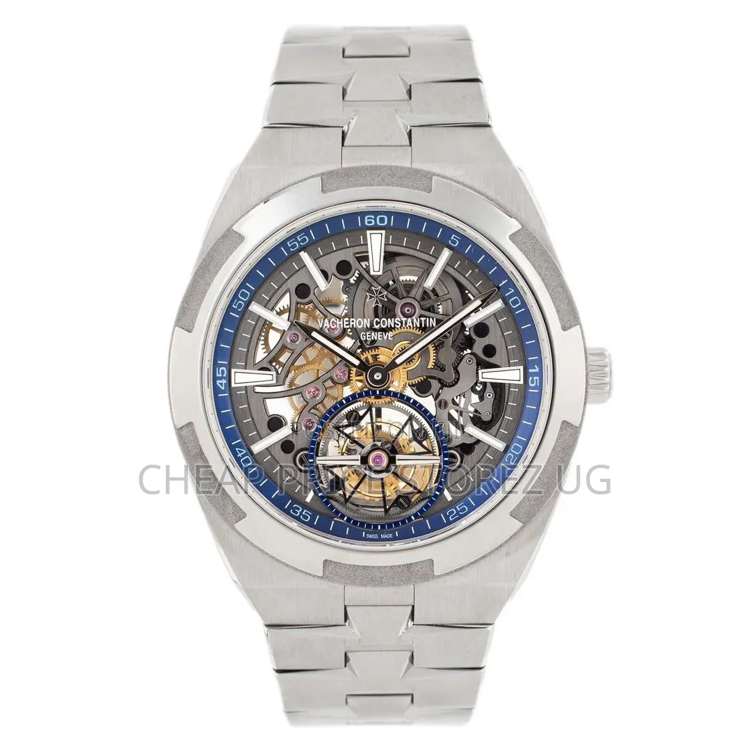 This Is a Vacheron Constantin Overseas Tourbillon Skeleton Watch in 