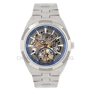 This Is a Vacheron Constantin Overseas Tourbillon Skeleton Watch in 