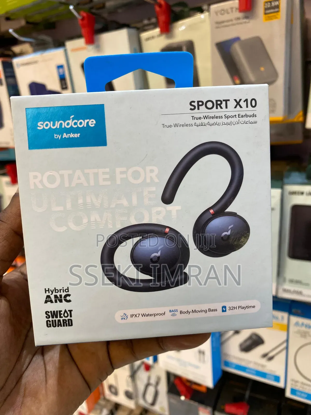 Anker Soundcore Sport X10 Earbuds, Hybrid Anc, 8 Hours Playtime