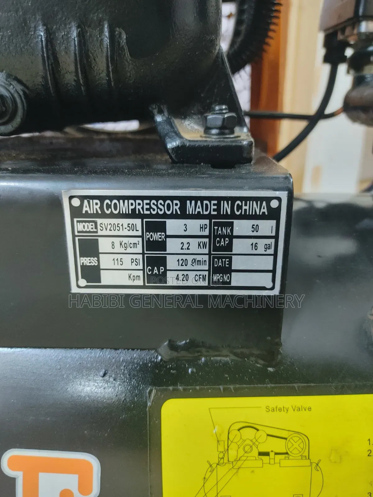 Air Compressor 50litres Jialile Electric
