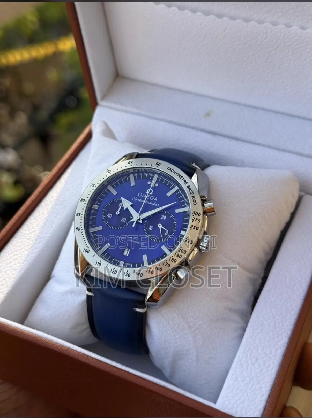 Bluestrapped Leather Watch
