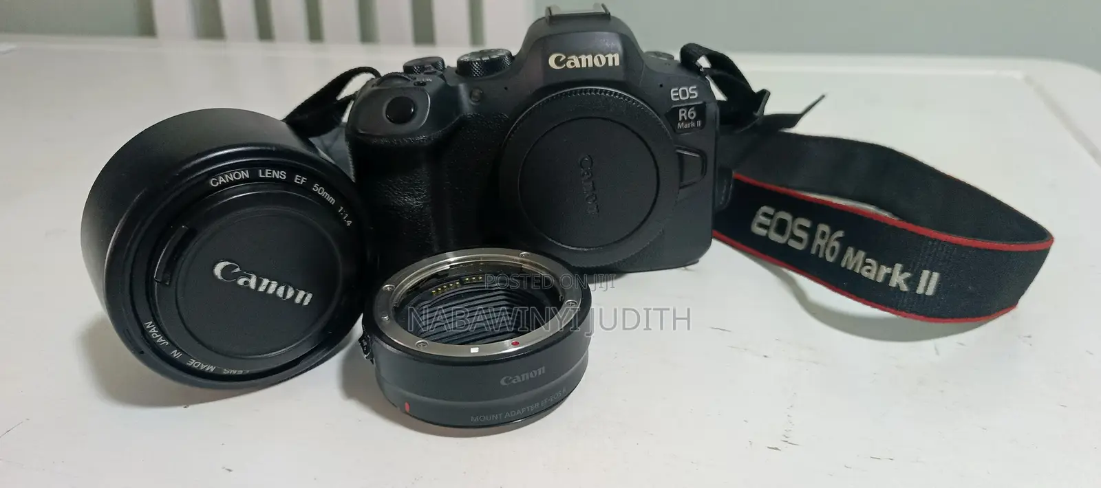 Canon R6 Mark Il Body and Conon Adapter