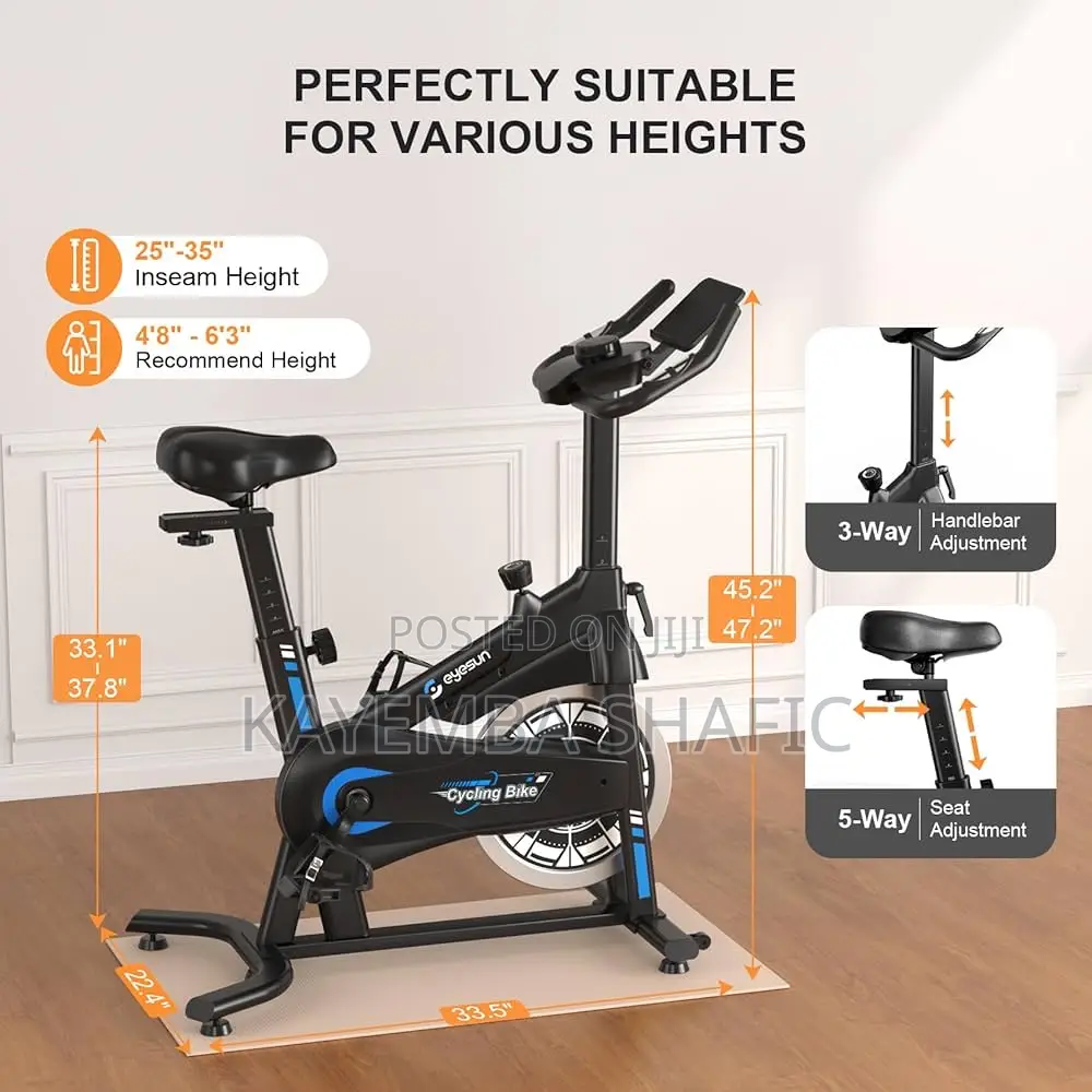 Magnetic Stationary Exercise Bike - Smart Bluetooth