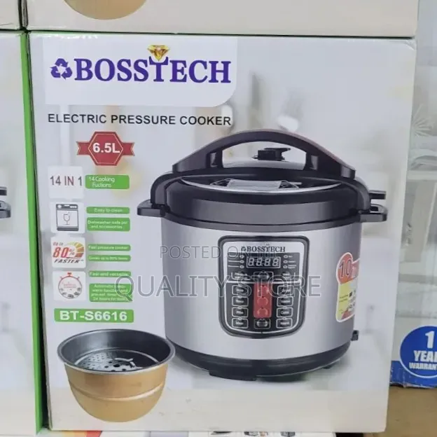 Boss Tech Electric Pressure Cooker 6.5l