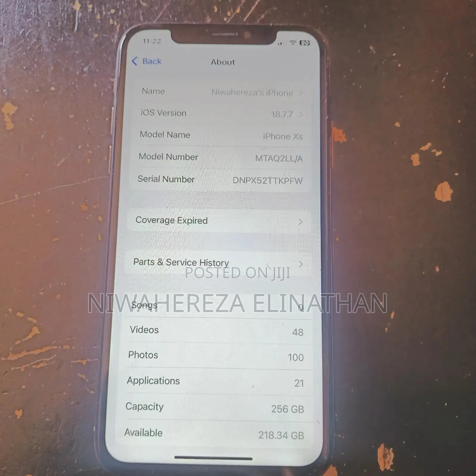 Apple iPhone XS 256 GB Gold
