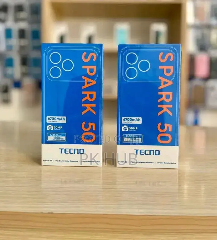 New Tecno Spark 50 128 GB Blue