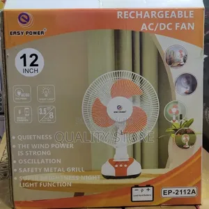 Easy Power Ac/Dc Rechargeable Fan