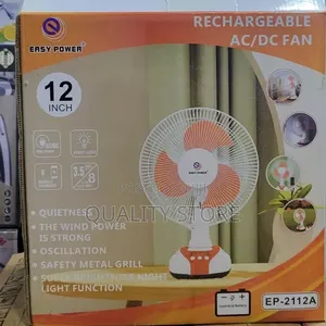 Easy Power Ac/Dc Rechargeable Fan