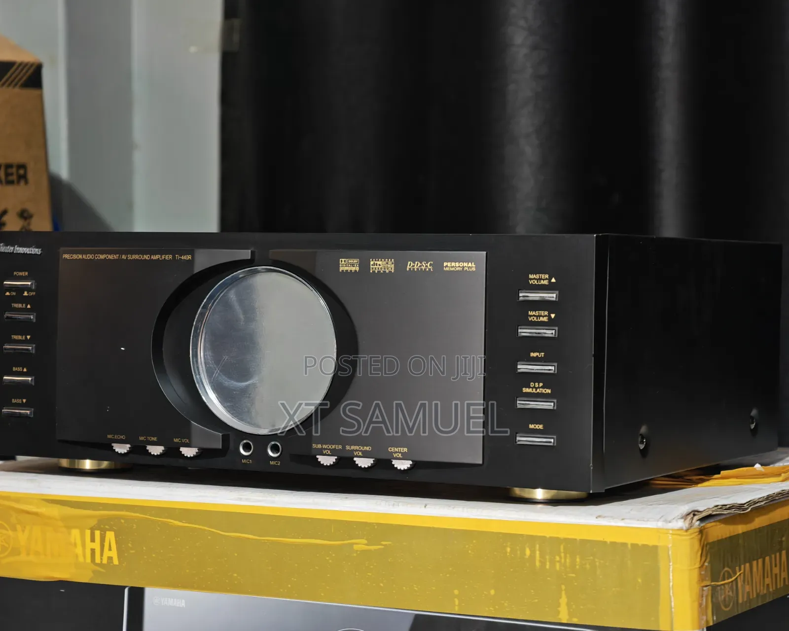 Theater Innovation 5.1ch Av Amplifier With Aux and Subwoofer Pre-Out
