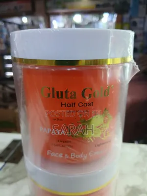 Gluta Gold Half Cast Papaya Face Body Cream